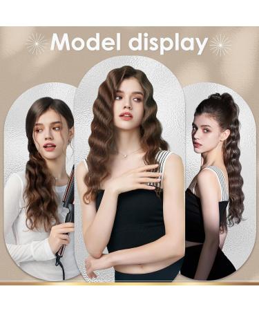 Novus 3 Barrel Waver Curling Iron - Anti-Scald 1 Inch Rapid Heating 3 Heat Settings for Deep Waves - Buy Online on GoSupps.com