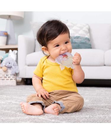 Infantino White Crystal Clear 3 Stage Teether Set - BPA Free Silicone-Free Textured Teethers for Sensory Exploration and Teething Relief - Safe for Babies - Buy Online on GoSupps.com