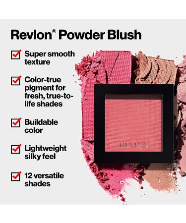 Revlon Blush Powder Makeup Naughty Nude, 0.8 Oz - Lightweight & Smooth Finish - Buy Online on GoSupps.com