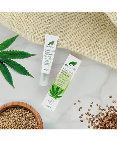 Dr Organic Hemp Oil Eye Serum - Restoring Fine Lines - Natural Vegan - Cruelty-Free - Paraben & SLS-Free - 15ml - Buy Online on GoSupps.com