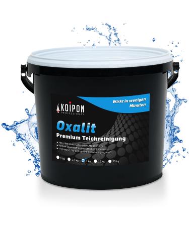 Koipon Oxalit 5 kg pond sludge remover for the pond Cleaning of leaves pond mud and deposits work with oxygen within a few minutes