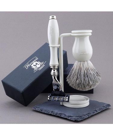 Premium Haryali London Ivory Shaving Set 5 - International Shipping Available - Buy Online on GoSupps.com