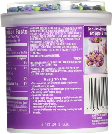 Pillsbury Funfetti Bold PURPLE VANILLA Frosting 442g - Buy Online on GoSupps.com