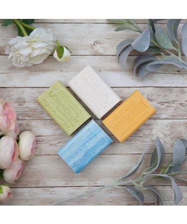 Australian Botanical Soap Variety Pack - Pure Plant Oil Soaps 6.8 oz Bars - Goats Milk, Sea Salt, Lemongrass & Manuka Honey - 4 Pack - Buy Online on GoSupps.com
