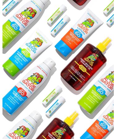 Aloe Gator Sunscreen Lotion SPF 50 Paraben Free & Alcohol Free - 3 Oz - Buy Online on GoSupps.com