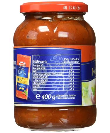Bernbacher Pasta Sauce Napoletana - Pack of 4 (4 x 0.4 kg) | Authentic Italian Flavor International Shipping Available - Buy Online on GoSupps.com