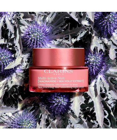 Clarins Multi-Active Renewing Night Moisturizer with Niacinamide | Smooth Fine Lines | Visibly Tighten Pores | Even Tone and Texture | Boost Glow | Strengthen Moisture Barrier | Dry Skin Type - Buy Online on GoSupps.com