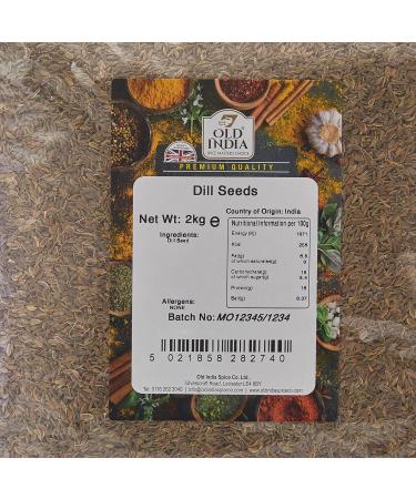 Old India Dill Seeds 2kg - Premium Quality Dill Seeds for Culinary Delights - Buy Online on GoSupps.com