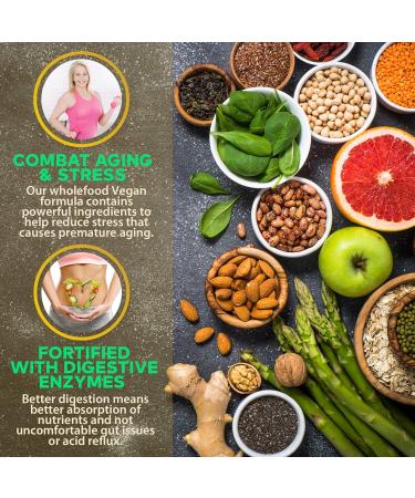 Saz Whole Foods Multivitamin with Probiotics for Women & Men - 90 Tablets - Vitamin & Mineral Supplement with Probiotics, Vitamin A, B-Complex, C, D3 & Zinc - Buy Online on GoSupps.com