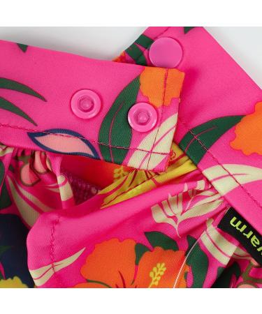 Fitwarm Dog Floral Bikini Set  2 Piece Hawaiian Swimsuit  Dog Summer Clothes for Small Dogs Girl  Cat Apparel  Pink  Medium Medium Pink - Buy Online on GoSupps.com