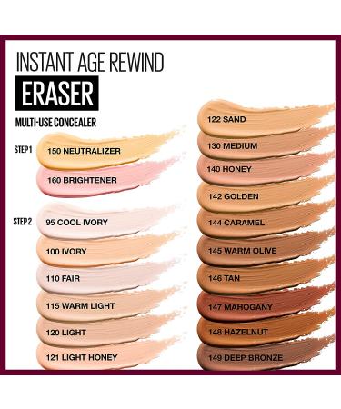 Maybelline Instant Age Rewind Eraser Dark Circles Medium Concealer 0.2 Fl Oz (Pack of 2) - Buy Online on GoSupps.com