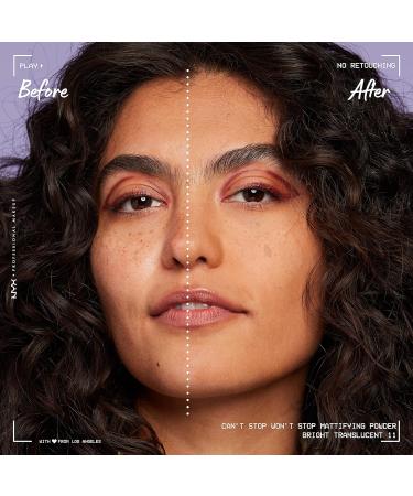 Buy Nyx Professional Makeup Can't Stop Won't Stop Mattifying Powder - Brightening Translucent 11 | International Shipping Available - Buy Online on GoSupps.com