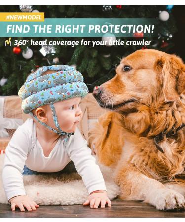 Baby Head Protector Helmet for Crawling & Walking | Infant Safety Headguard with Soft Cushion | Toddler Helmets for 6-12 Months and 1-2 Years Old | Unicorn Design - Buy Online on GoSupps.com