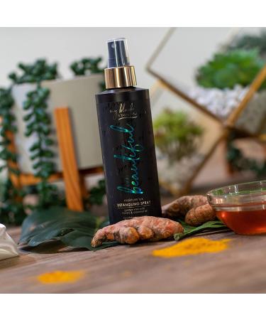 Black is Beautiful Detangler Spray - Sulfate Free with Coconut Oil, Honey, and Turmeric | 7.6 fl oz - Buy Online on GoSupps.com
