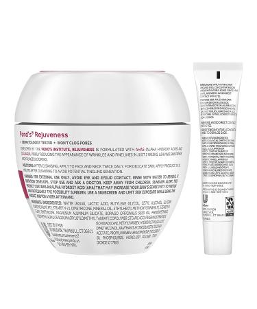 Pond's Anti-Wrinkle & Eye Cream Duo - Rejuvenating Anti-Aging Moisturizer with Vitamin B3 & Retinol Complex - Buy Online on GoSupps.com