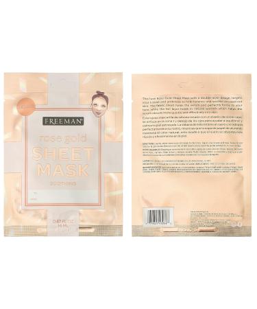 FREEMAN Limited Edition Christmas Metallic Sheet Masks Variety 12 Pack - Brightening Gold, Purifying Silver, Soothing Rose Gold - Perfect Gift for Her - Buy Online on GoSupps.com