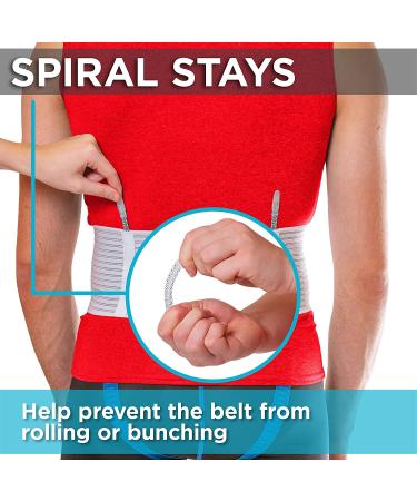 BraceAbility Hernia Belt for Men & Women | Compression Support Pad for Abdominal Hernias - L/XL 5 (38-58) - Buy Online on GoSupps.com