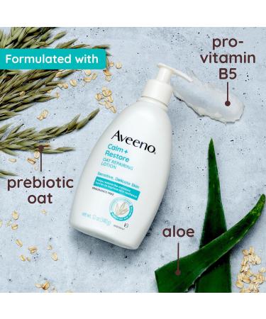 Aveeno Restorative Skin Therapy Oat Repairing Cream 12 oz - Soothing & Nourishing Skin Care - Buy Online on GoSupps.com