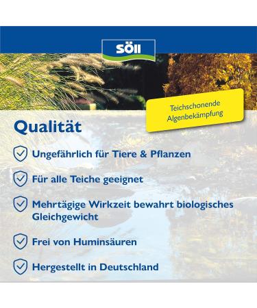 S ll 80536 Algosol 10L - Highly Effective Pond Care for Algae Control | Prevent Floating & Blue Algae in Ponds (Up to 200 000L) - Buy Online on GoSupps.com