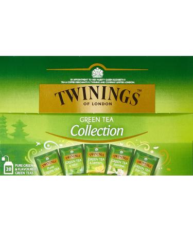 Twinings of London Selection Green Tea 1 x 34 g Green Tea 20 pieces GreenTea Collection - Buy Online on GoSupps.com