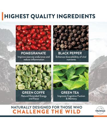 TruWild Motion All Natural Pre Workout Powder - Vegan Coconut Raspberry | Organic Plant-Based Energy Drink Mix - No Jitters 20 Servings - Buy Online on GoSupps.com