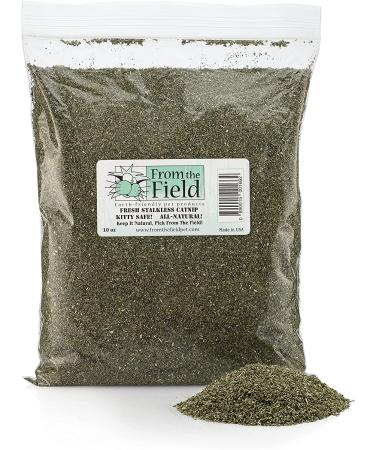 From The Field Catnip Kitty Safe Stalkless Tub 10 oz - Premium Organic Catnip for Endless Fun - Buy Online on GoSupps.com