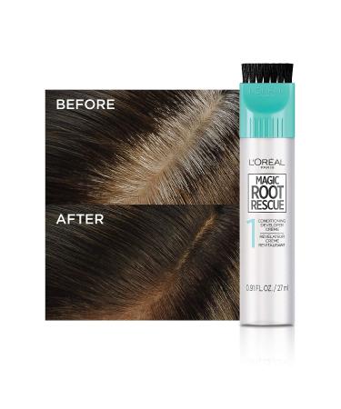 L'Oreal Paris Magic Root Rescue 10 Min Hair Coloring Kit, 5R Medium Auburn Red, 100% Gray Coverage - 2 Count - Buy Online on GoSupps.com
