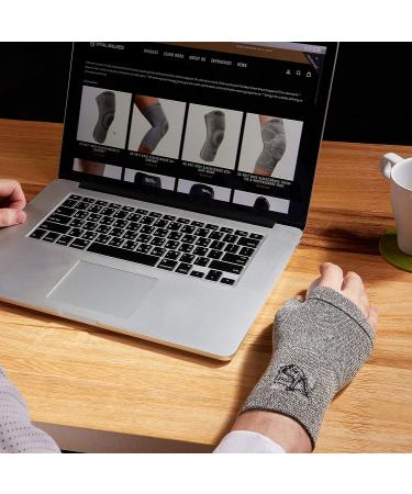 VITAL SALVEO Compression Wrist and Thumb Support - Arthritis Joint Pain Relief - Carpal Tunnel Syndrome Aid - Small Size - Buy Online on GoSupps.com