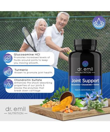 Dr Emil Nutrition Joint Aid Supplement - 60 Capsules | Support for Joint Health - Buy Online on GoSupps.com