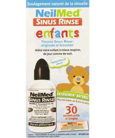 NeilMed Sinus Rinse Pediatric Starter Kit - 30 Count | Easy-to-Use Nasal Irrigation for Kids - Buy Online on GoSupps.com