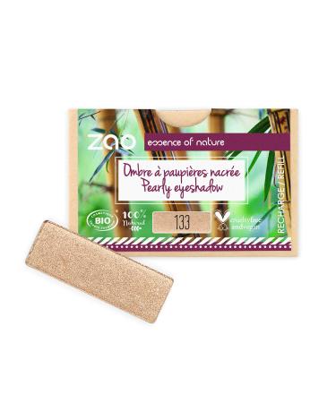 ZAO essence of nature Zao Refill Rectangle Eyeshadow 133 Goldy