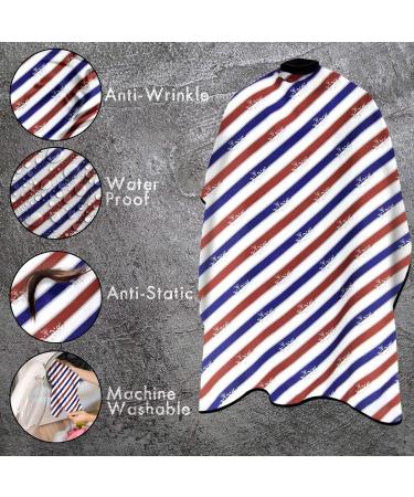 King Midas Barber Cape - Vintage Striped Hair Cutting Cape for Barbers | International Shipping - Buy Online on GoSupps.com