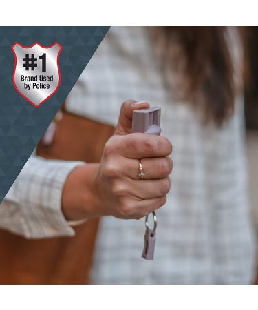 SABRE Pepper Spray 3-Pack: Maximum Police Strength OC Spray with Quick Release Keychain, Finger Grip for Accuracy, 25 Bursts, Multi Color - Easy to Carry and Use - Buy Online on GoSupps.com