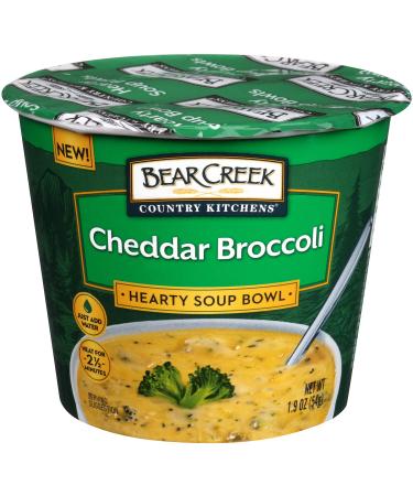 Bear Creek Hearty Soup Bowl Cheddar Broccoli 1.9 Ounce (Pack of 6) Cheddar Broccoli 1.9 Ounce (Pack of 6)