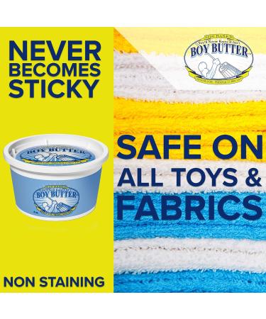 Boy Butter H2O Formula Water Based Lubricant Personal Lubricants for Privacy with Vitamin E and Shea Butter Non-Sticky Washable and Clear Non-Staining Lube Made in the USA 4oz H2O 118 ml (Pack of 1) - Buy Online on GoSupps.com