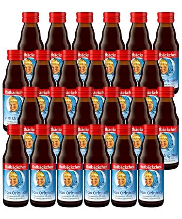 ROTBCKCHEN Original MINI Juice 24-Pack (125 ml) | 99% Multi-Fruit Juice with Honey & Iron - International Shipping Available - Buy Online on GoSupps.com