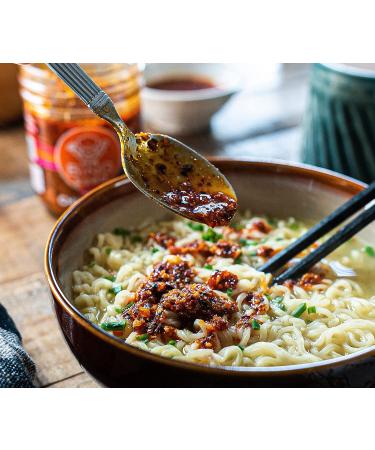 Mr Bing Mild Chili Crisp | Flavorful & Crunchy Chili Oil | Made in USA | Gluten-Free & Vegan | Non-GMO | 7 oz - Buy Online on GoSupps.com