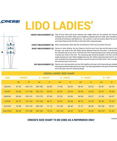 Cressi Full Front Zip Wetsuit for Swimming, Snorkeling, Scuba Diving - Lido Short - XL - Black/Aquamarine - Buy Online on GoSupps.com