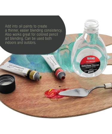 U.S. Art Supply Odorless Mineral Spirits Thinner  125ml / 4.2 Fluid Ounce Container - Buy Online on GoSupps.com