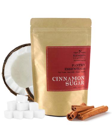 Elements Truffles Cinnamon Coconut Palm Sugar - Organic Coconut Sugar for Baking - Sugar Substitute, Sweetener - Fair Trade, Non-GMO, Clean & Vegan - 1lb Pack - Contains 90 Servings Cinnamon 1 Pound