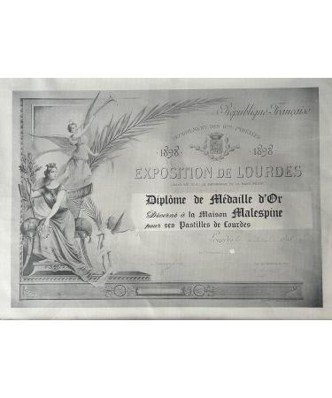 MALESPINE - Lourdes Water Lozenges Lime Flavour in a Souvenir Sachet 300 g - Buy Online on GoSupps.com