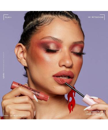 NYX Lip Lingerie XXL Matte Liquid Lipstick - Candela Babe, Warm Rose Nude - 0.13 Fl Oz - Buy Online on GoSupps.com