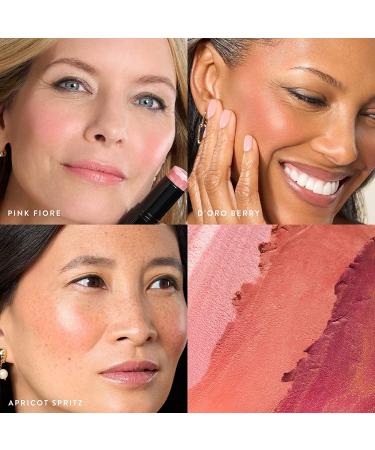 Laura Geller Italian Marble Blush Stick in Pink Fiore - Cream Finish Cheek Makeup - Buy Online on GoSupps.com
