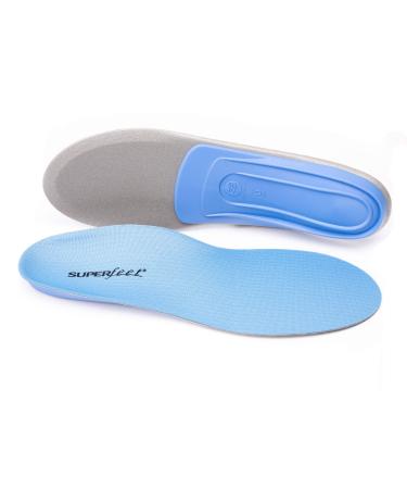 Superfeet BLUE Professional-Grade Orthotic Shoe Inserts for Medium Thickness and Arch Insole, Blue, 9.5-11 Men / 10.5-12 Women