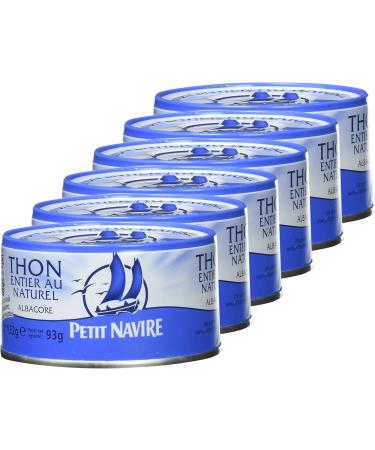 Petit Vessel Whole Natural Tuna 93g - Pack of 6 - Buy Online on GoSupps.com
