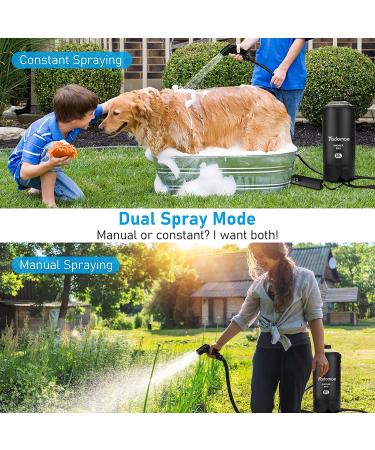 Tadomoe 5 Gallon Portable Solar Camping Shower with Temperature Indicator and Leak Proof Nozzle - Perfect for Beach, Camping, and Hiking - Buy Online on GoSupps.com