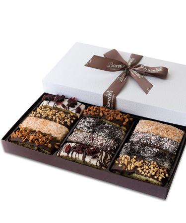 Barnett's Gourmet Chocolate Biscotti Gift Basket - Perfect Holiday Cookie Gift for Him & Her | Ideal for Christmas, Valentine's, Mother's & Father's Day - Buy Online on GoSupps.com