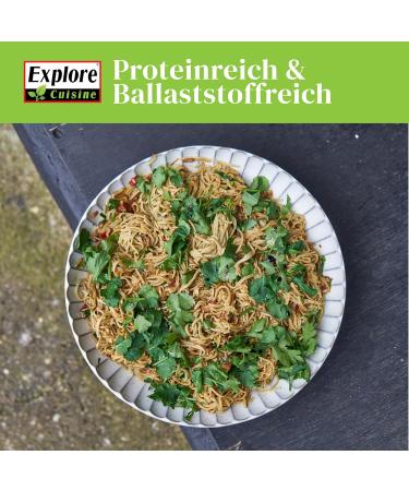 Explore Cuisine Edamame Spaghetti - Gluten-Free & Vegan Pasta 6x200g | Low Carb No Additives Ideal for Celiac Disease - Buy Online on GoSupps.com