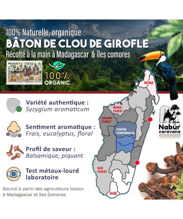 Nab r - 125gr Clou de Girofle B ton entier Clou de Girofle Cuisine Marinade Th Sans Additifs 125 gr - Buy Online on GoSupps.com