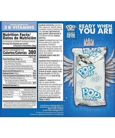 Pop-Tarts Unfrosted Strawberry Toaster Pastries - 20.3oz Box (12 Pack) | Breakfast Foods & Kids Snacks - Buy Online on GoSupps.com